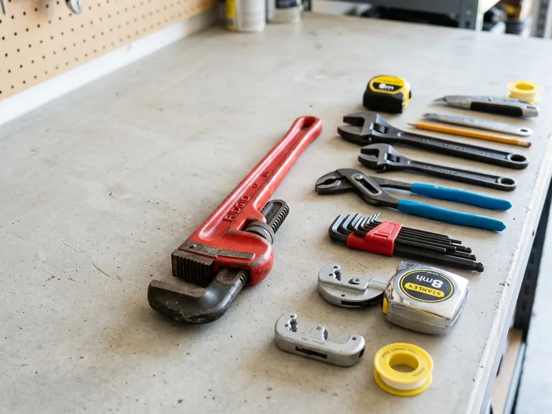 Professional plumbers in Oak Park, IL equipped with top-tier tools for residential and commercial plumbing services.